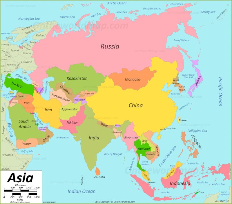 Asia Map